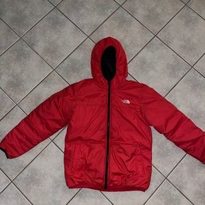 The North Face Red Puffer Jacket